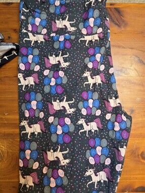 LuLaRoe TC Unicorn Balloon Leggings in Black, Pink, Purple, Blue